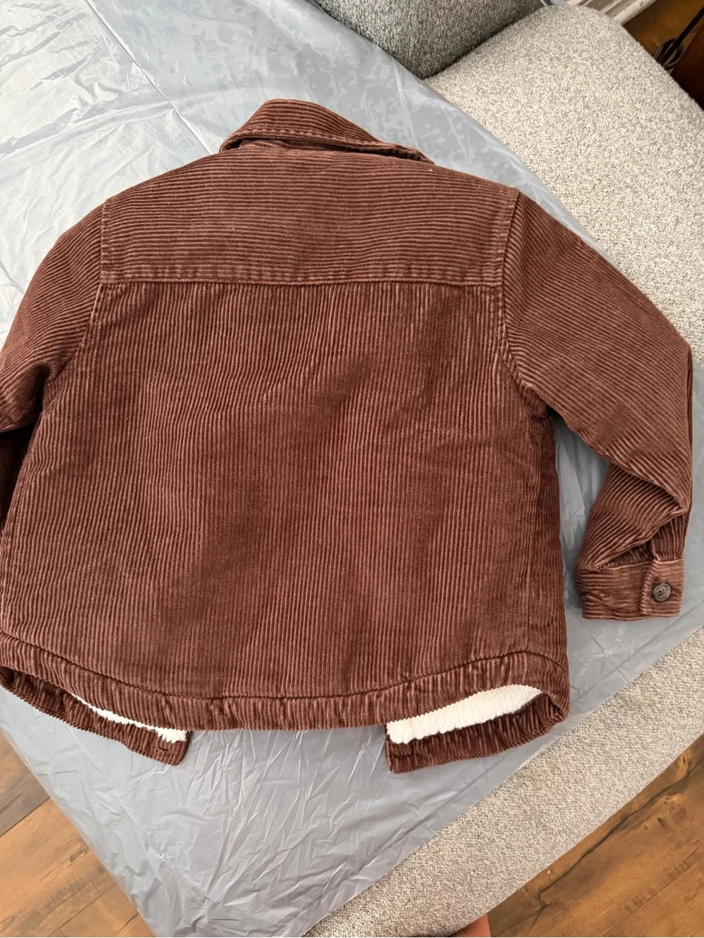Old Navy Kids Brown Corduroy Sherpa Jacket